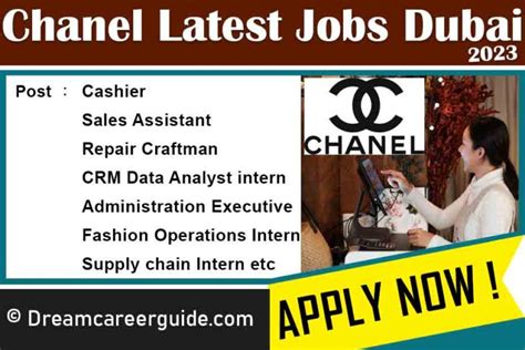 chanel careers dubai|Chanel work from home jobs.